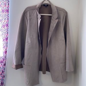 3X tan blazer